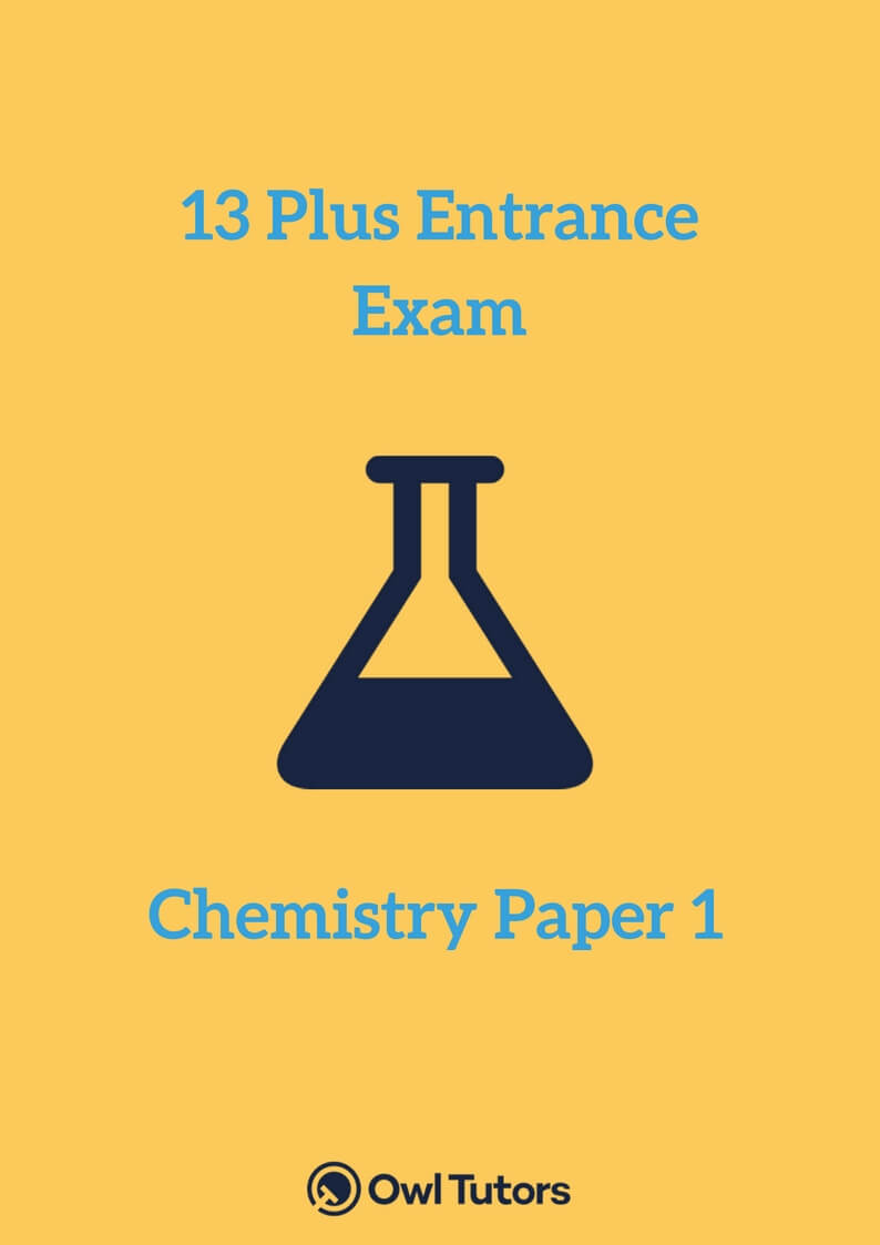 13 Plus Chemistry Paper 1