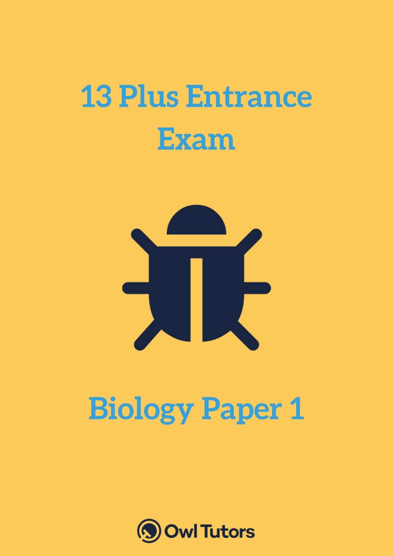 13 Plus Biology Paper 1