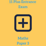 11 Plus Maths Paper 3