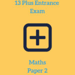 13 Plus Maths Level 3 Non-Calculator Paper 2