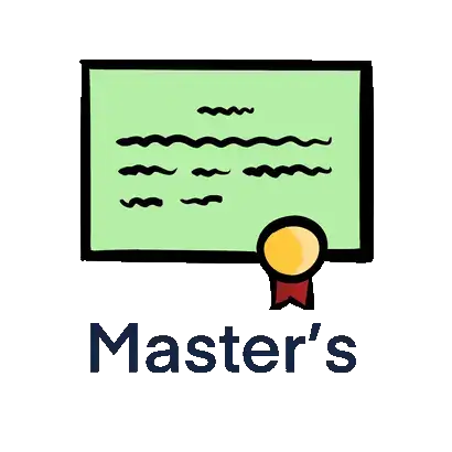 Image of a badge representing Masters