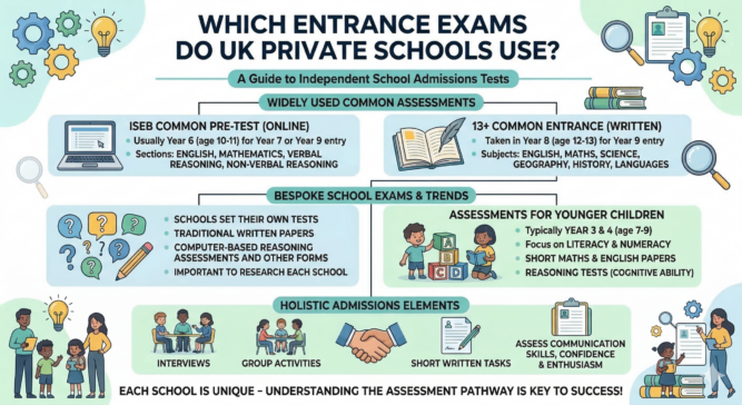 Which Entrance Exams Do UK Private Schools Use?